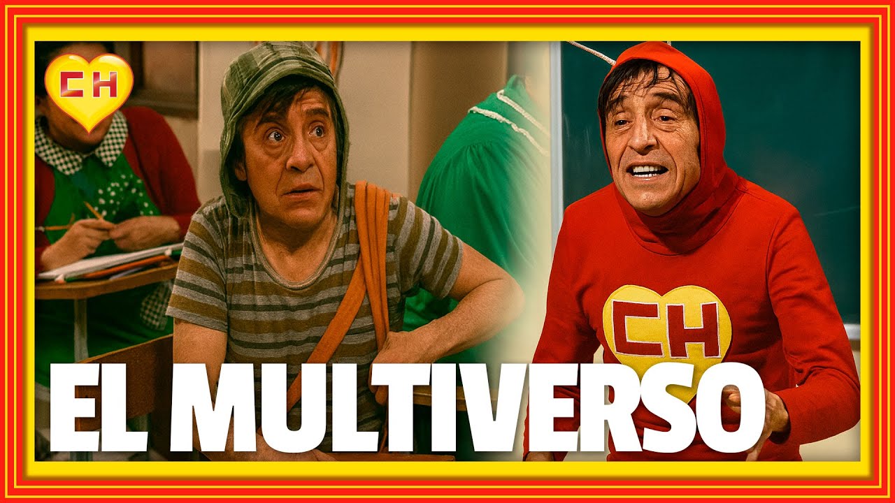 El Chapulín Colorado narra un cuento a los niños de la vecindad del Chavo