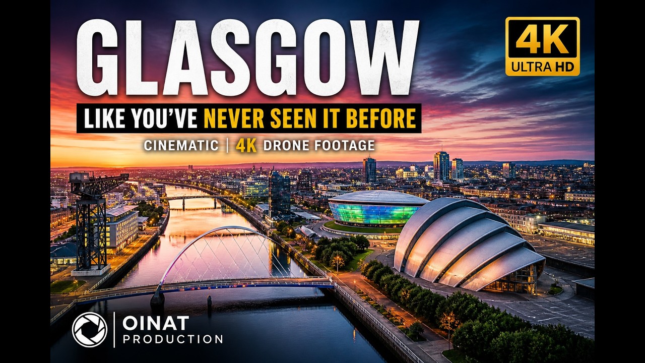 Glasgow Like You've Never Seen It Before (4K Drone Footage)