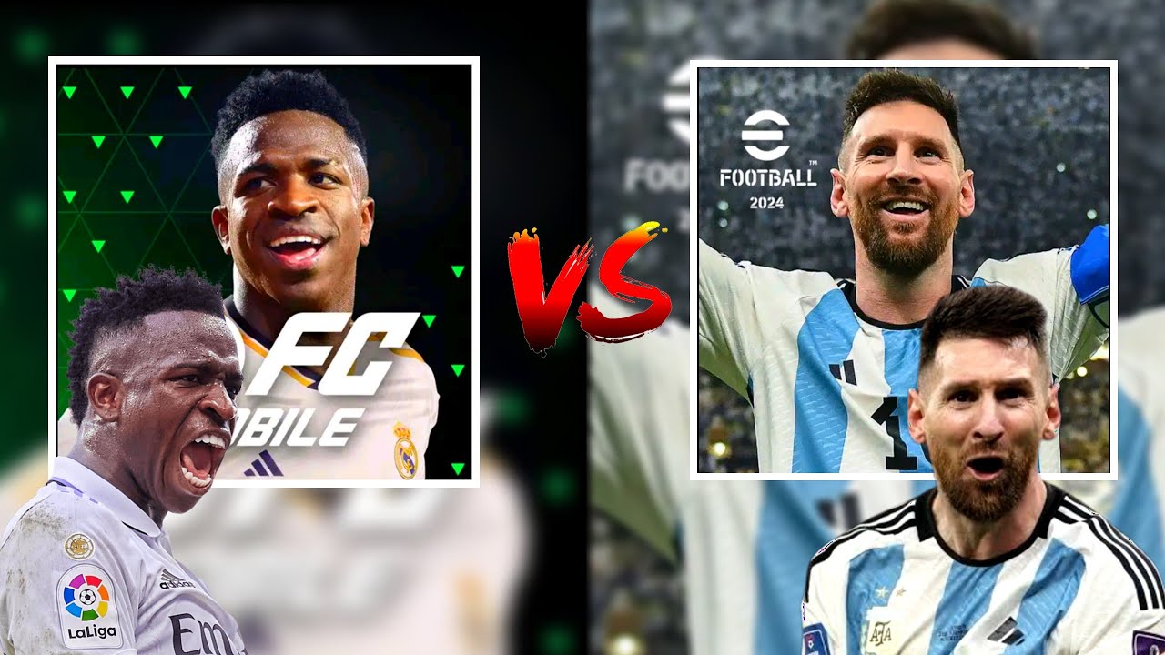 eFootball™ 2024 Mobile Vs FC MOBILE 24 - FULL GAME COMPARISON