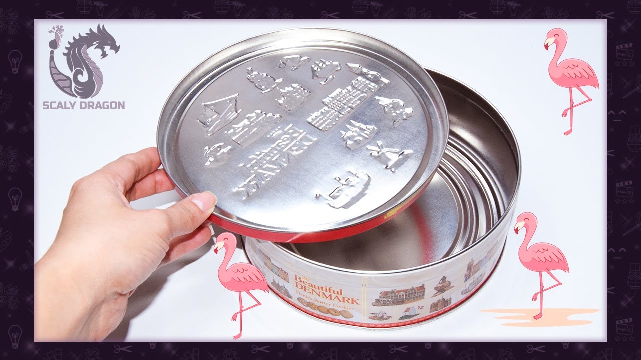 Diy / Decora una lata de galletas / Reciclaje creativo