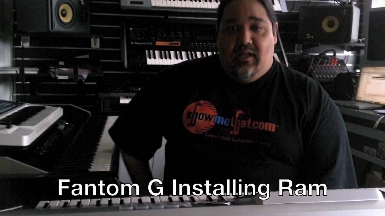 Roland Fantom G Installing Ram