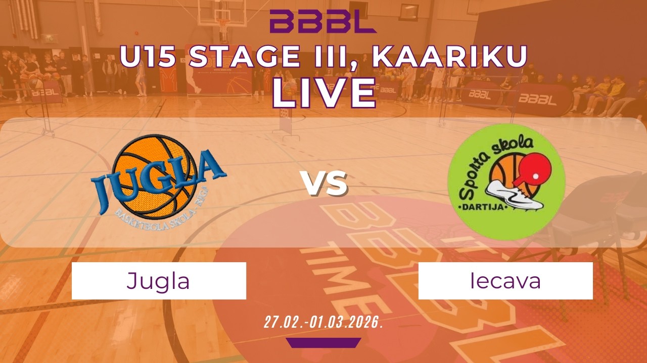 Jugla 2011 vs Iecava 2011 | BBBL U15 | Stage III