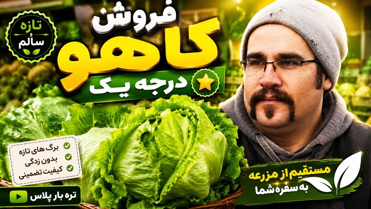 فروش کاهو ببین چجوری می‌فروشیم. 
