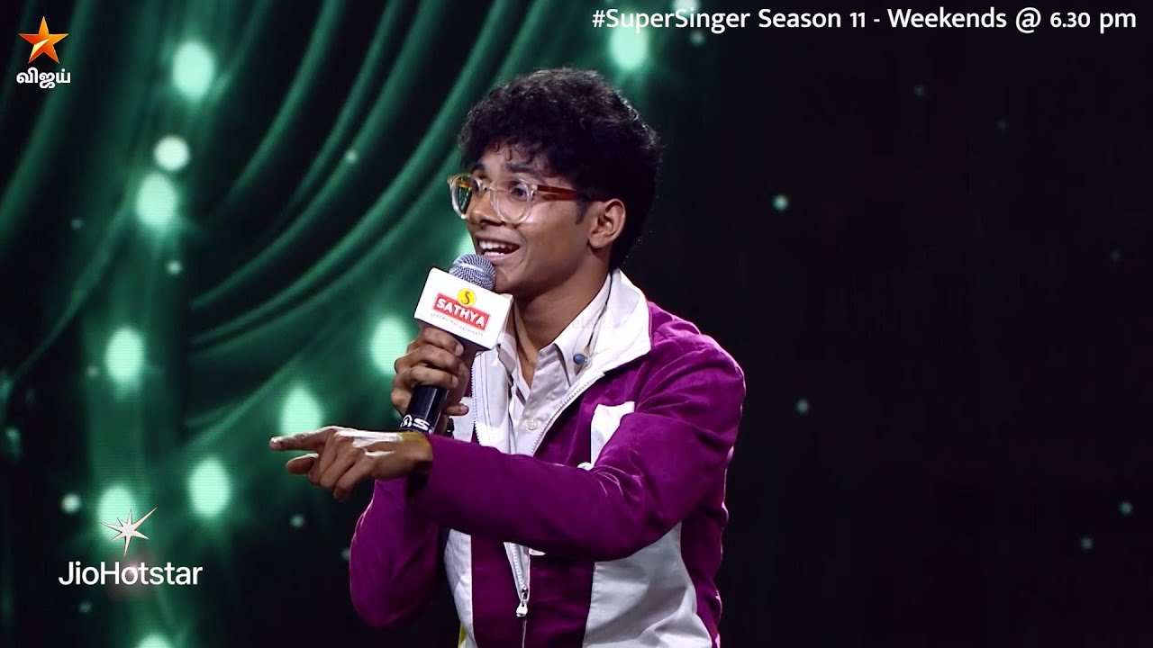 Glimpse of Enna Vegam Nillu Illai Song by #Nikhil ❤️😍  | Super Singer Season 11