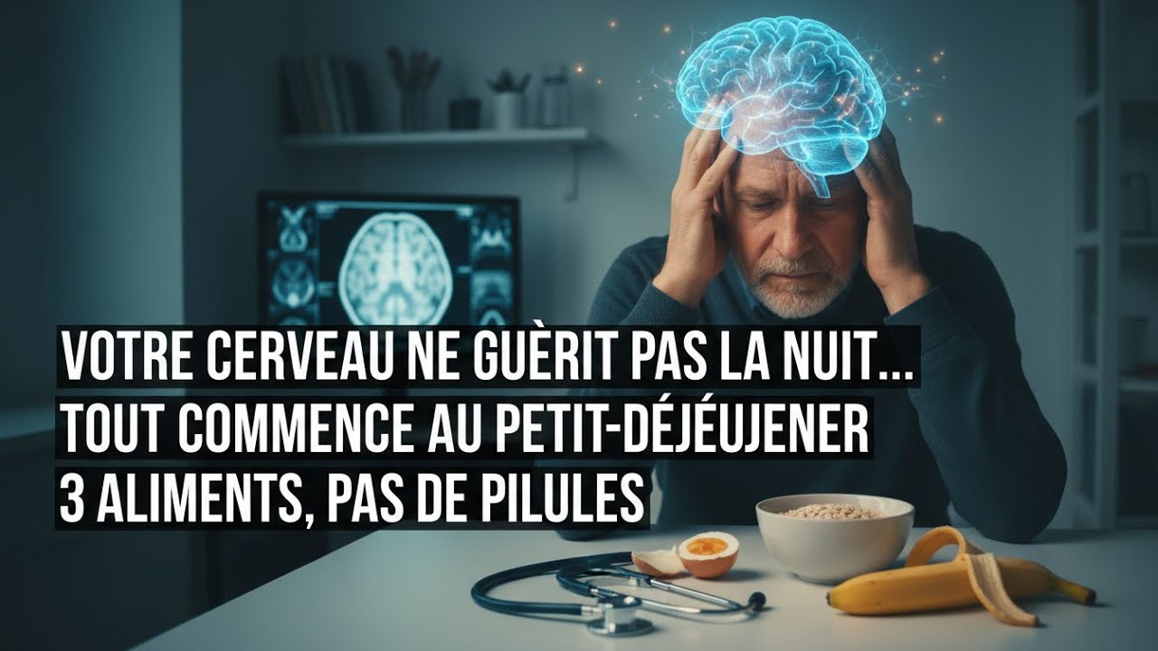 Seniors : TOP 3 ALIMENTS du MATIN qui STIMULENT la MÉMOIRE et RÉPARENT le CERVEAU pendant la NUIT