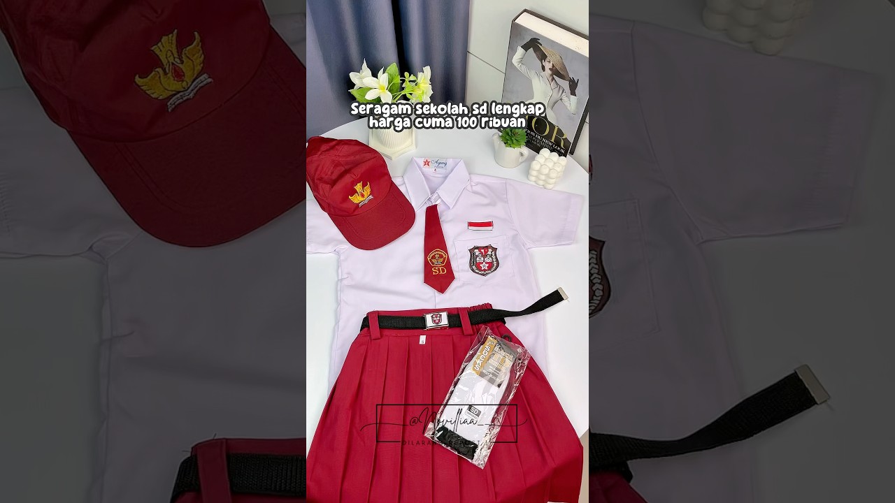 Seragam sekolah sd lengkap #seragamsekolah #seragamsd #seragammerahputih #seragamsekolahsdlengkap