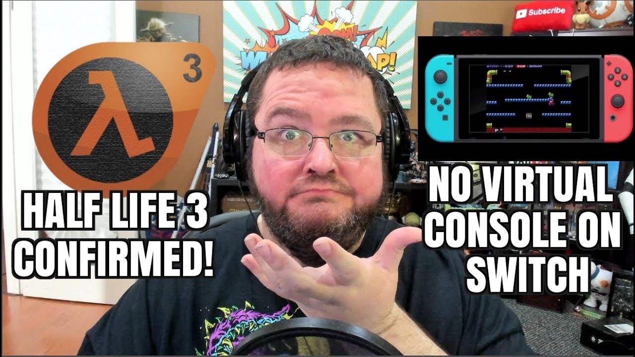 Gaming News: Half Life 3 CONFIRMED BY FANS! No Virtual Console on Switch