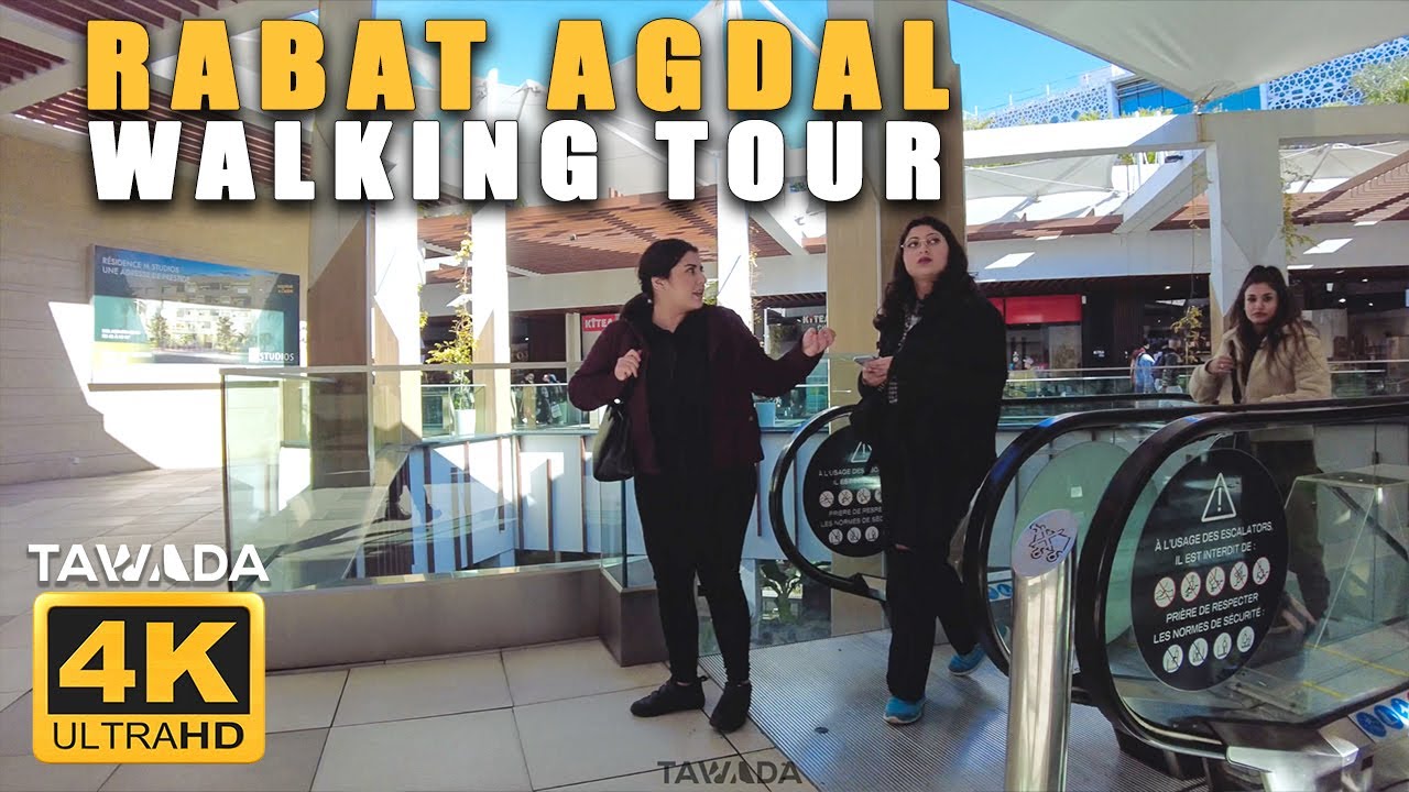 RABAT AGDAL - Morocco 🇲🇦 4K UHD Walking tour