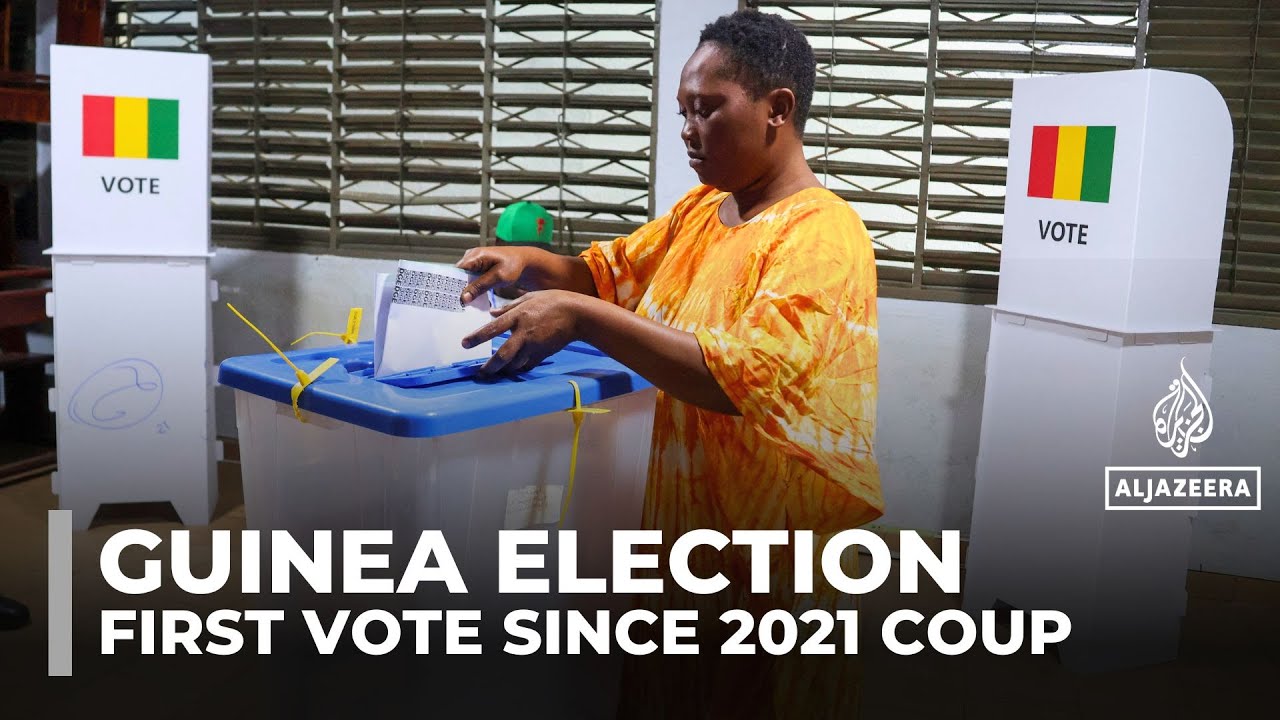 Guinea votes in first polls since 2021 coup, military leader likely to win