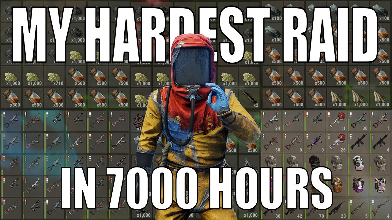 My HARDEST ONLINE RAID in 7000 Hours - Rust Wipe Progression
