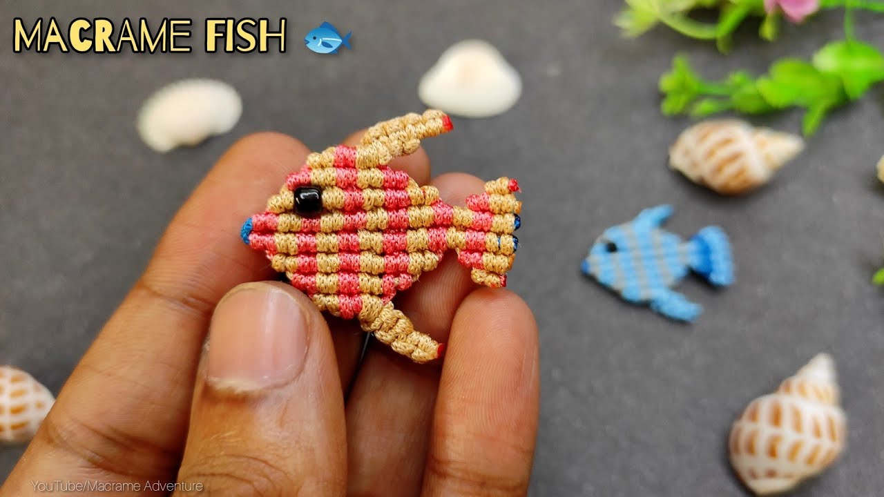 DIY Handmade Macrame Fish 🐟
