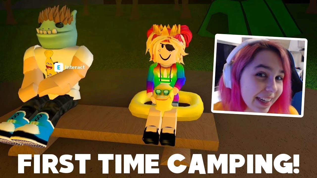 Roblox BLOXBURG Roleplay | My First Time Camping! | Audrey & Chad