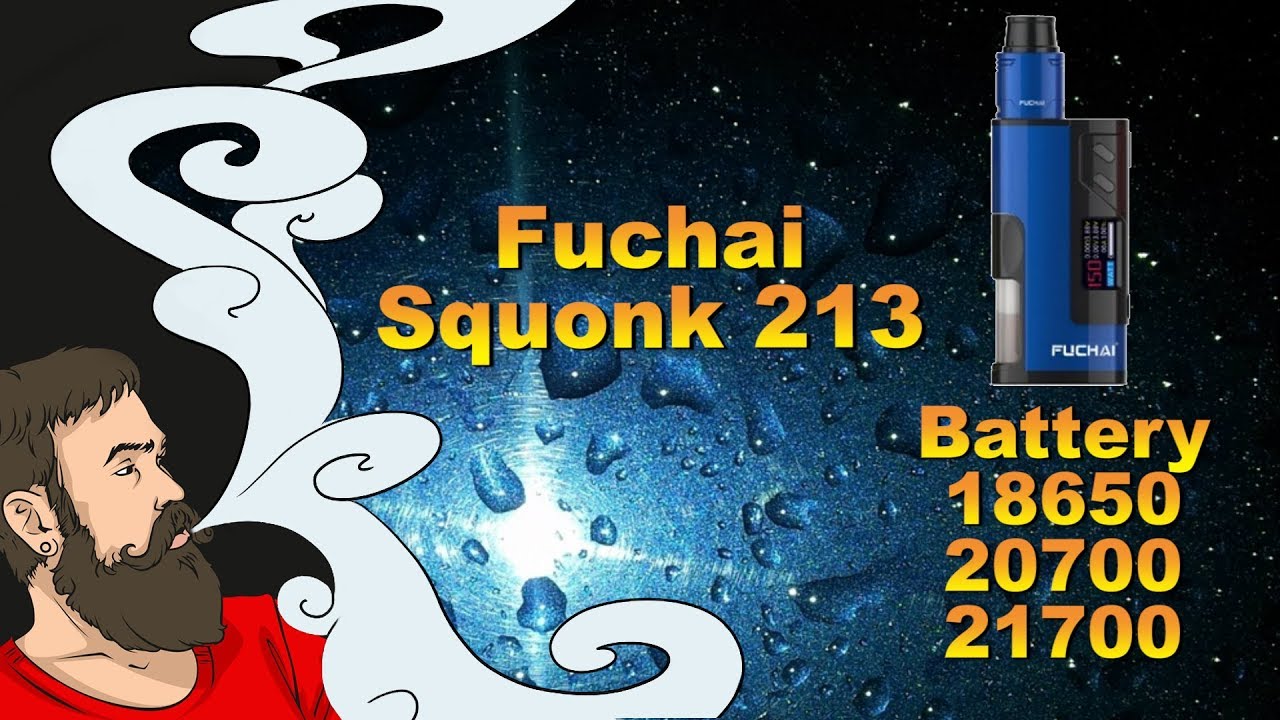 Vape обзор №211. Sigelei Fuchai squonk 213W 18650\20700\21700