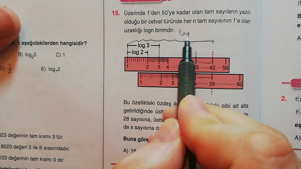 Fatih Hoca ile LOGARİTMA Nostaljisi 😀 + Bir 345 Sorusu Çözümü..👍