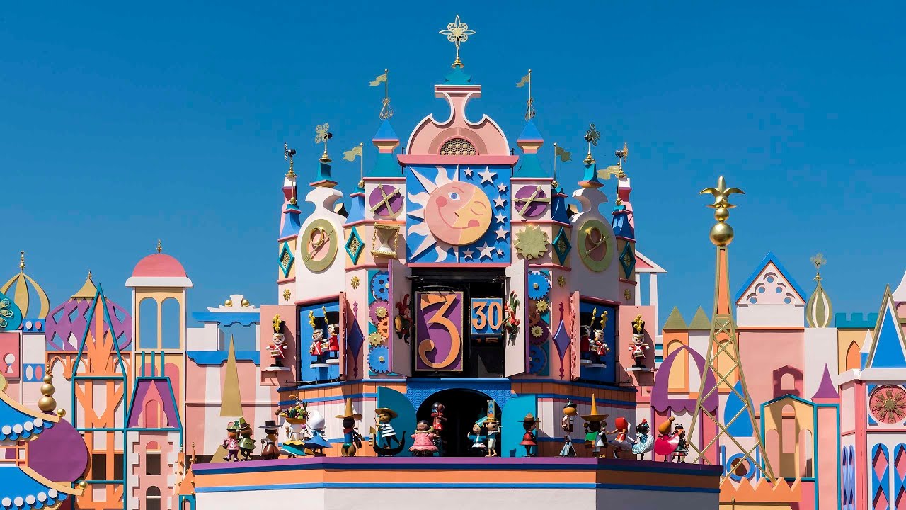 Disney Parks - It's a Small World - clock parade soundtrack extended!