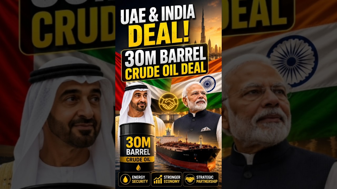 India & UAE Sign Massive 30 Million Barrel Crude Oil Deal || TheFirstEast