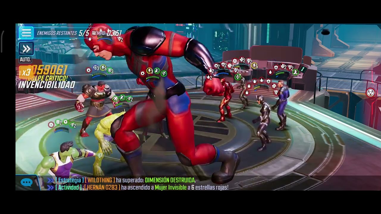 MSF War Counter. Gamma 1.9M vs Illuminati (sin Britania) 3.6M