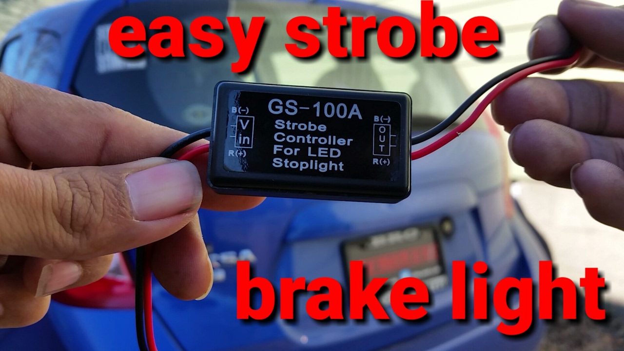 Nissan versa strobe brake light