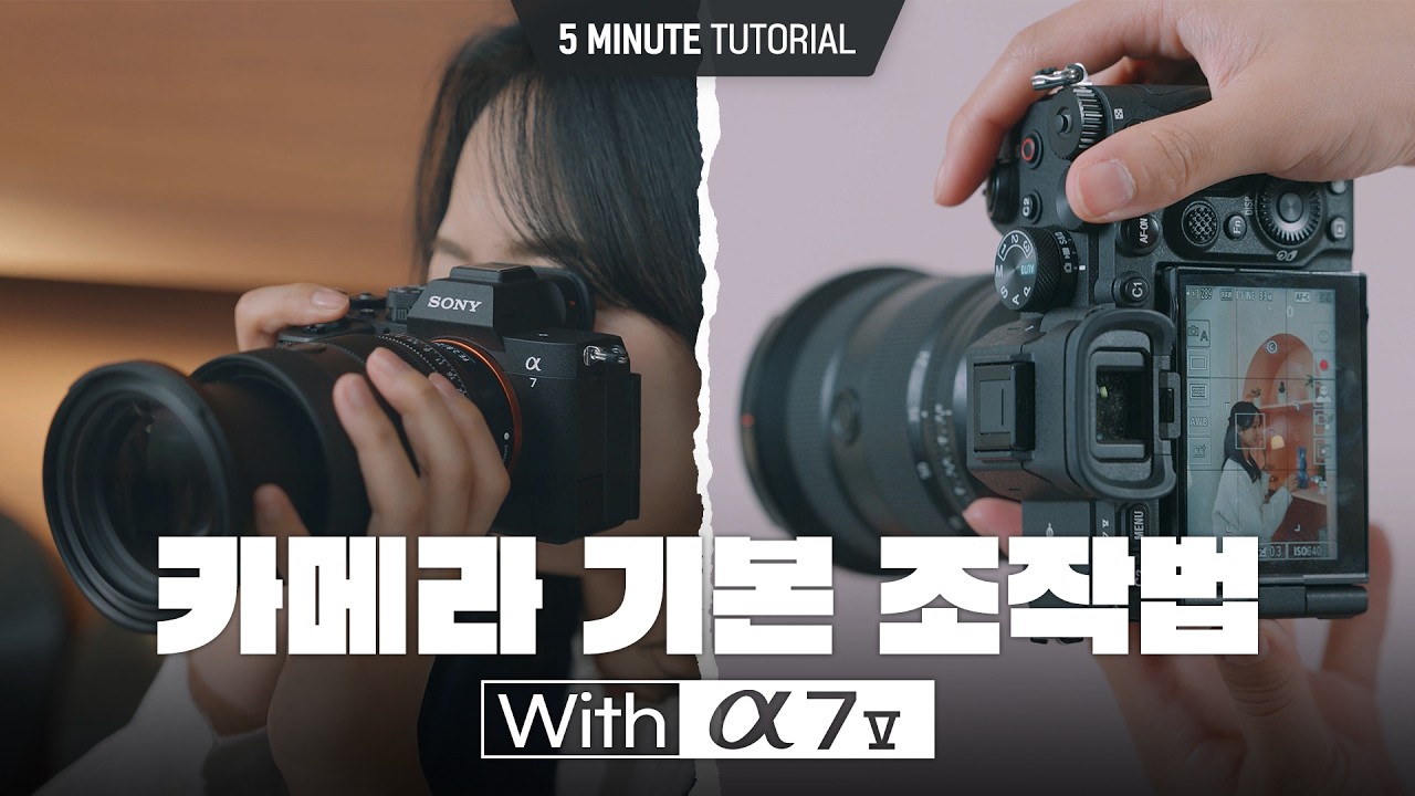 Come Back! 입문자들을 위한 친절한 수업 '알파 클래스' With α7 V｜EP.1 카메라 조작법