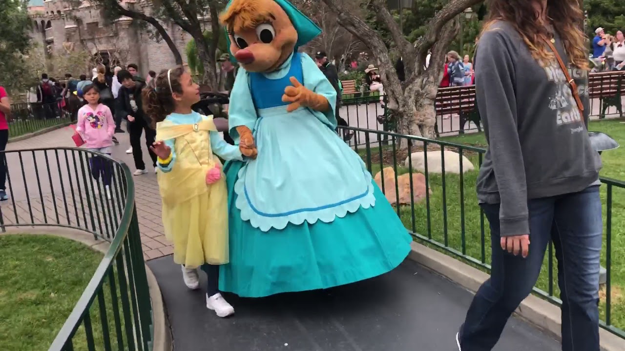 Walking with Suzy from Cinderella