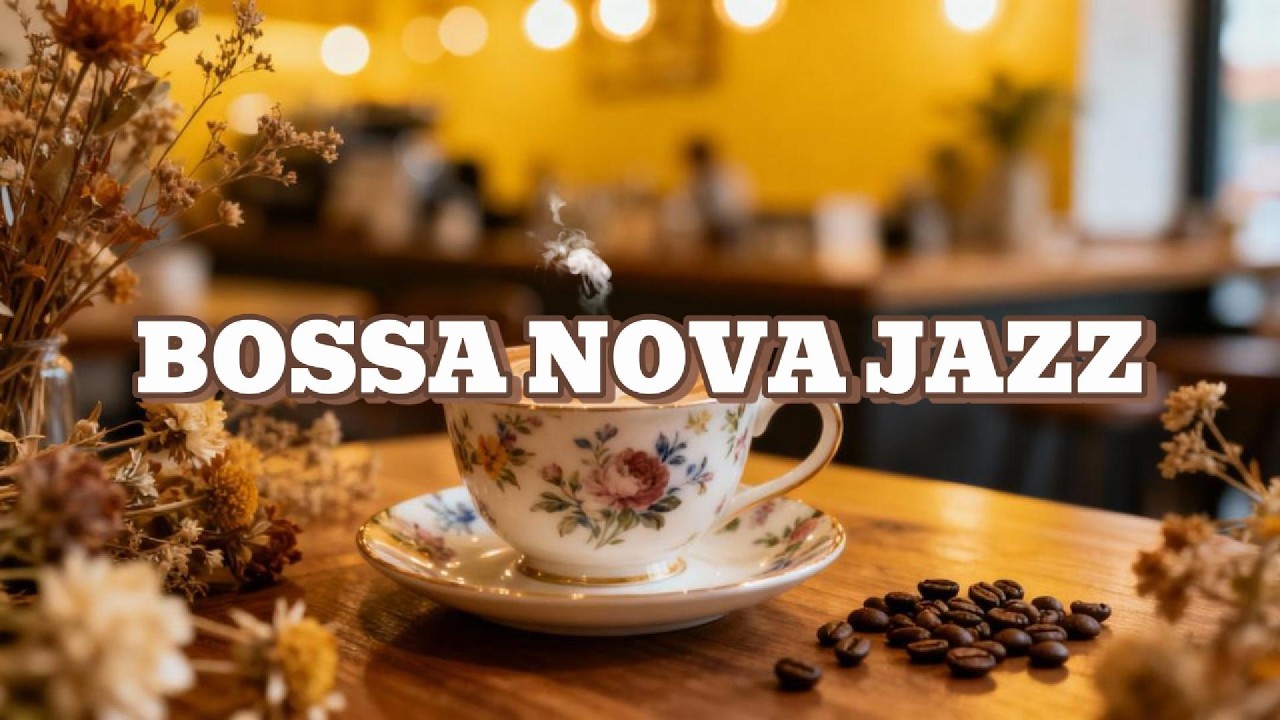 Cozy Jazz Cafe Night Soft Saxophone and Chill Atmosphere