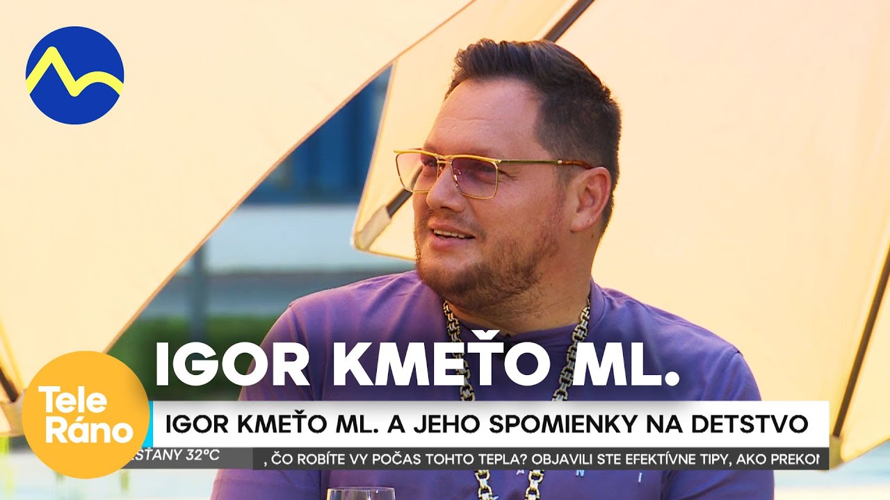 Igor Kmeťo ml. - nový song a spomienky na detstvo | Teleráno