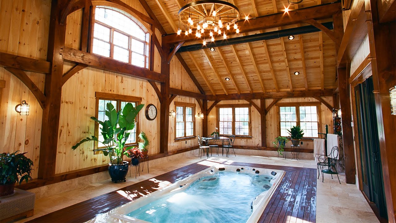 2,500 sq. ft. Party Barn with Pool Room, Kitchen, Bar, Garage - Built by The Barn Yard