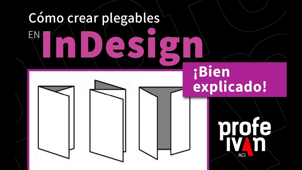 Cómo crear un plegable en InDesign