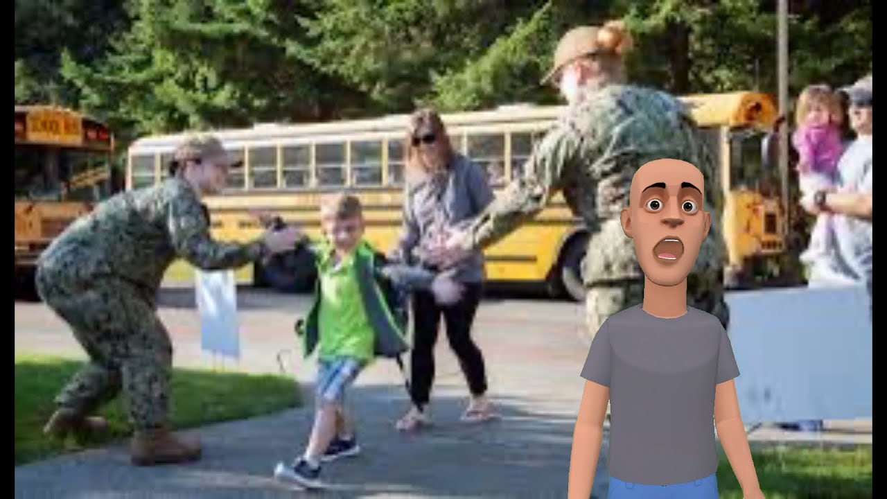Classic Caillou gets sent to military school