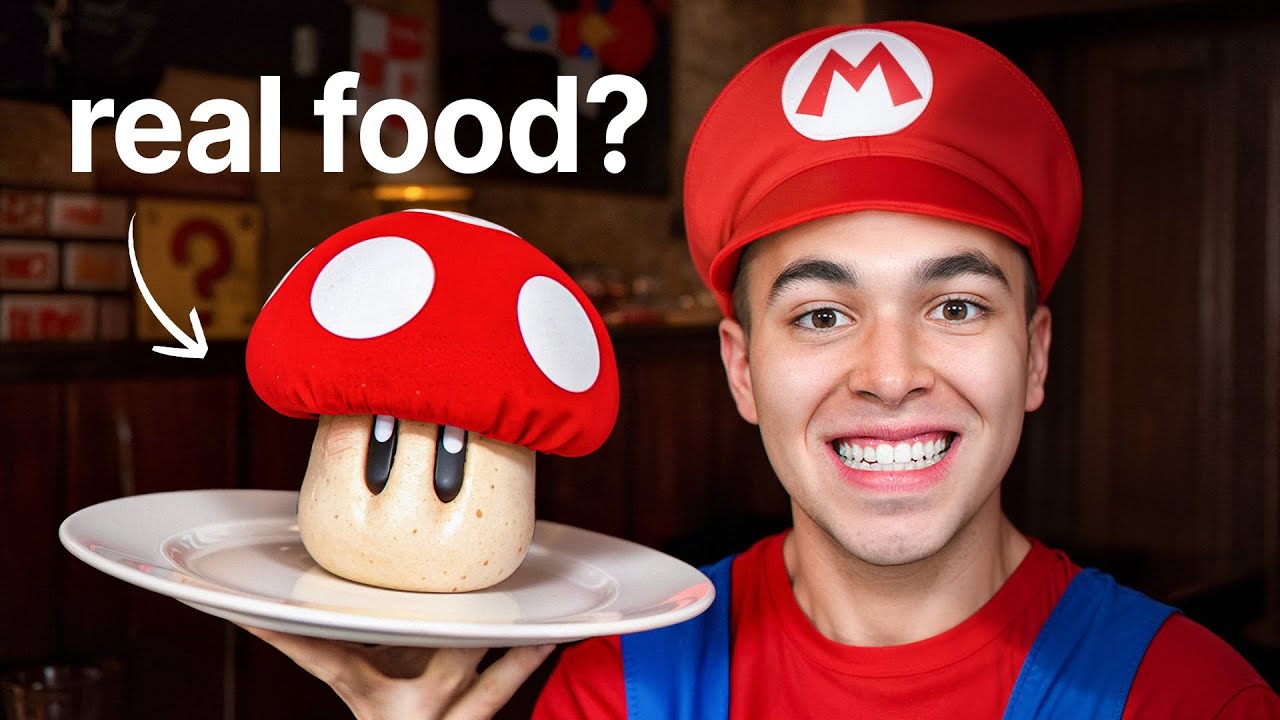 I Ate Nintendo Food For 24 Hours!