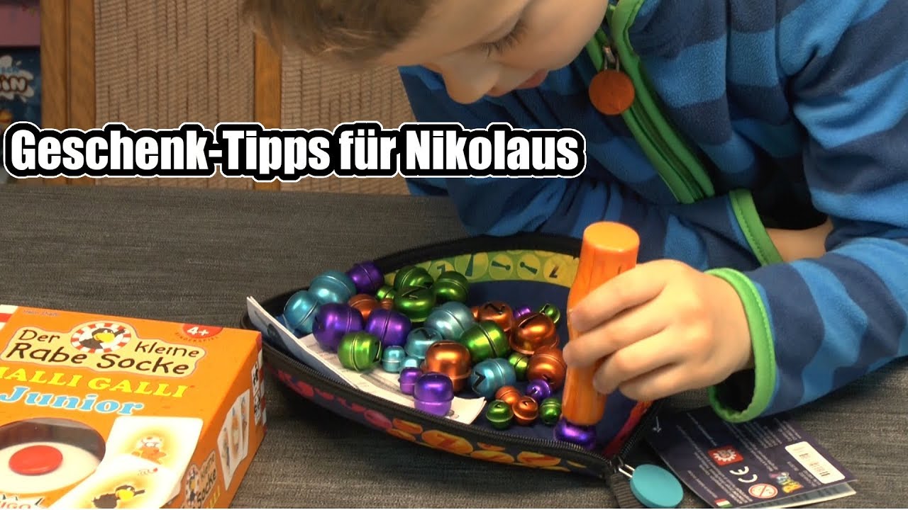 Geschenk-Tipps für Nikolaus ... passend für den Stiefel ein paar Kinderspiele