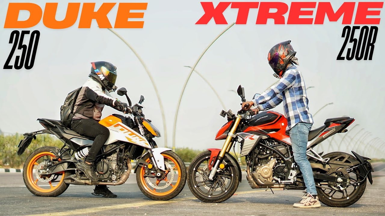 Brand New Xtreme 250R VS New Duke 250 | The Craziest Race!!