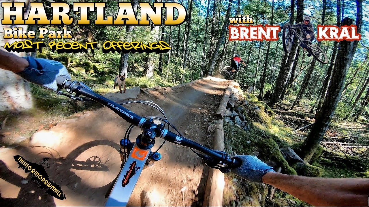 Mountain Biking on Vancouver Island - Hartland Bike Park - Newish Trails