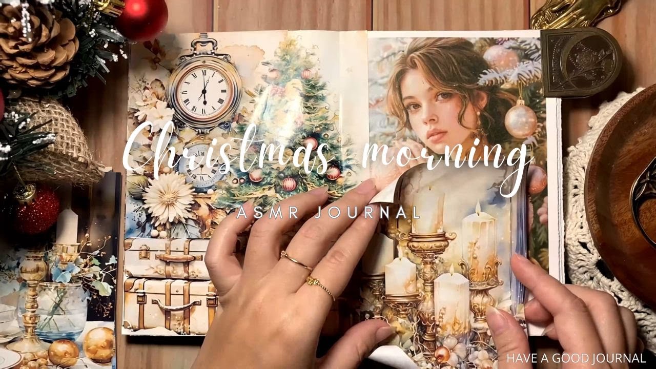 ASMR Journal | Christmas morning | Have a good journal
