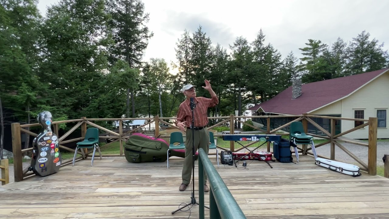 Maine Fiddle Camp Director Doug Protsik pays tribute to David Surette.