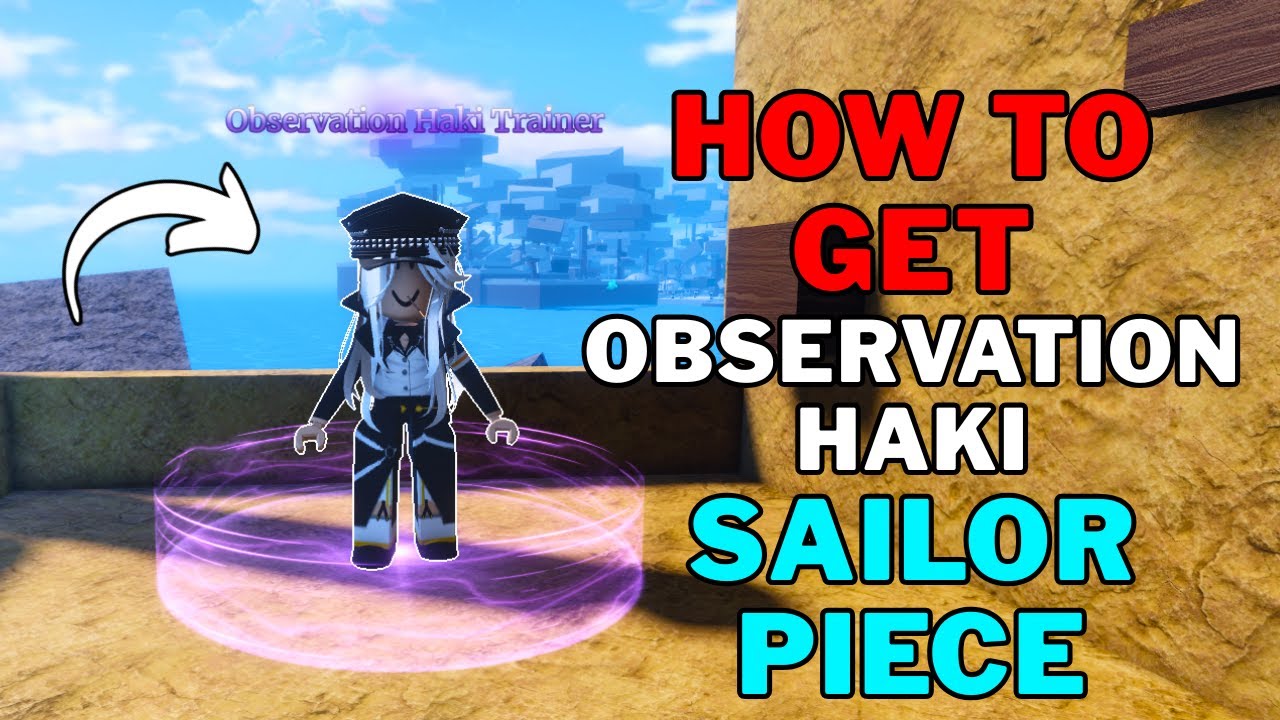 How To Get Observation Haki in Sailor Piece | Observation Haki Trainer Location | Roblox