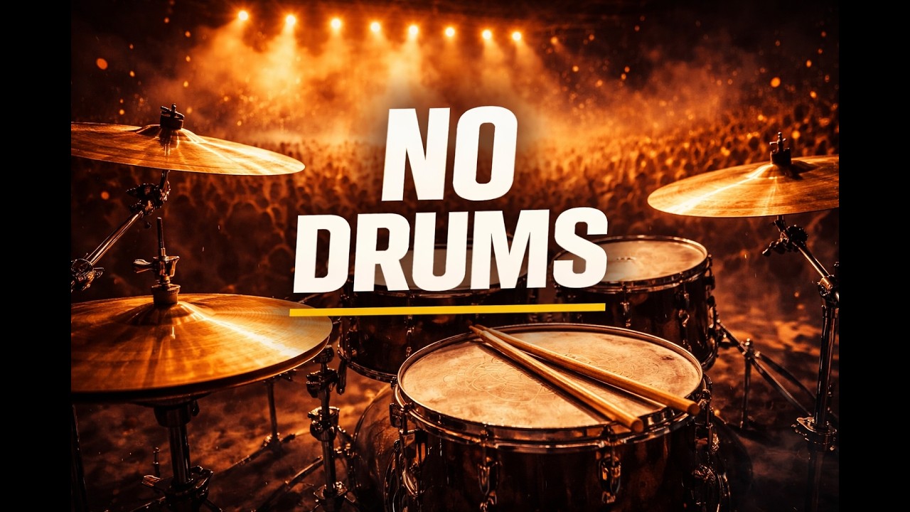 Hard Rock Drumless Backing Track | Like A Storm Style | 110 BPM | Drumless Forge | JamHQ