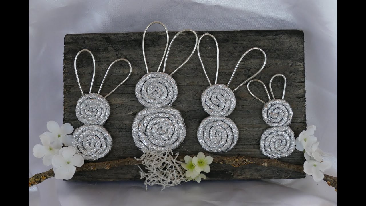 DIY Osterhasen ruck zuck – DIY Osterdekoration – easter decoration – Decoración de primavera