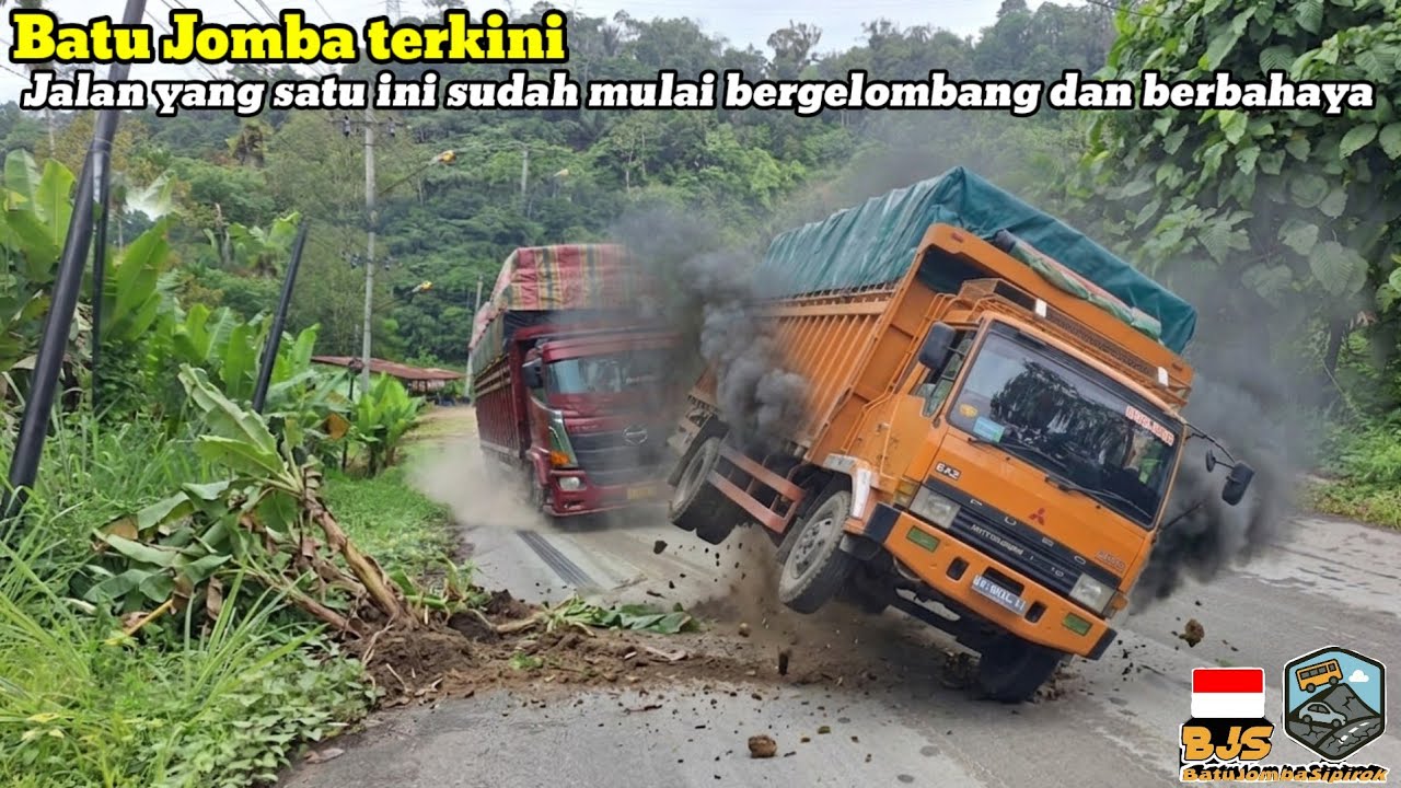 Batu jomba terkini‼️Jalan yang satu ini sudah mulai bergelombang dan berbahaya 
