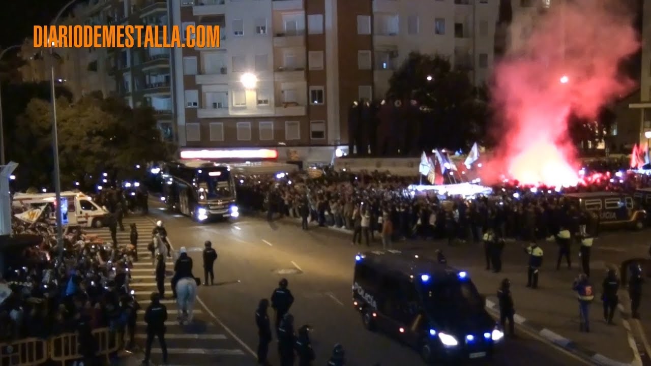 Recibimiento VCF - FC Barcelona (Copa del Rey)