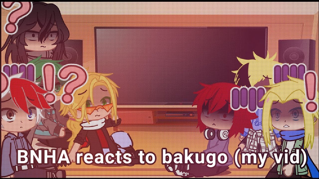 MHA students and teachers react to crybaby (my vid) || sad bakugou  || gacha club || short