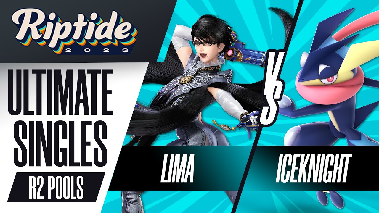 Lima (Bayonetta) vs IceKnight (Greninja) - Ultimate Singles Round 2 Pools - Riptide 2023