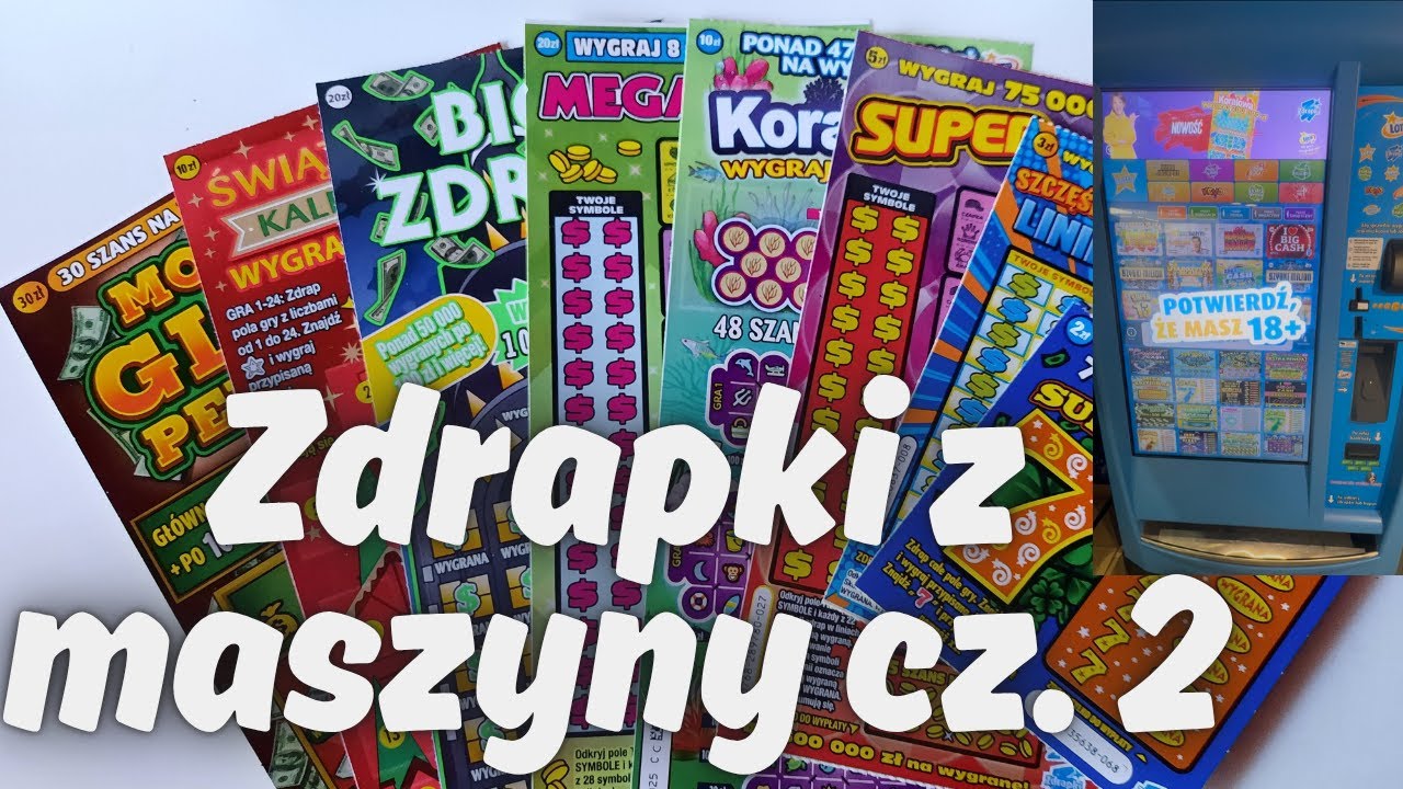 Zdrapki Lotto👉ZDRAPKI ZA 100 ZŁ🤩SPORY MIX🥳TEST AUTOMATU CZĘŚĆ 2🥳🥳🥳