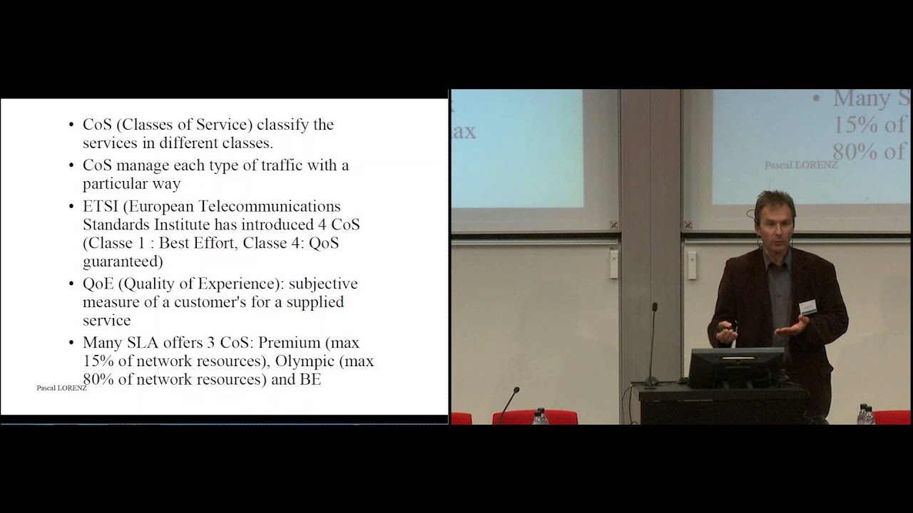 &ldquo;IP-Oriented QoS and QoE in the Next (...)&rdquo; Dr. Pascal Lorenz (ICETE 2013)