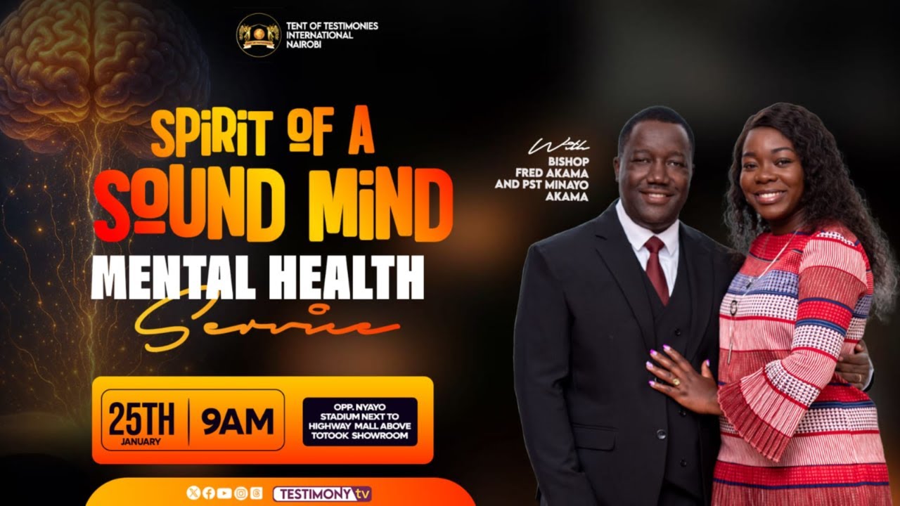 SPIRIT OF A SOUND MIND  || MENTAL HEALTH SUNDAY SERVICE  || 25/01/2026