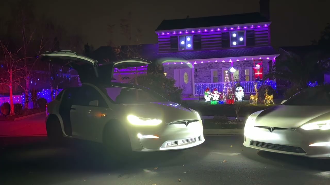 Tesla light show