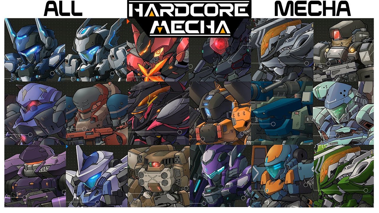 Hardcore Mecha - All Mecha Showcase