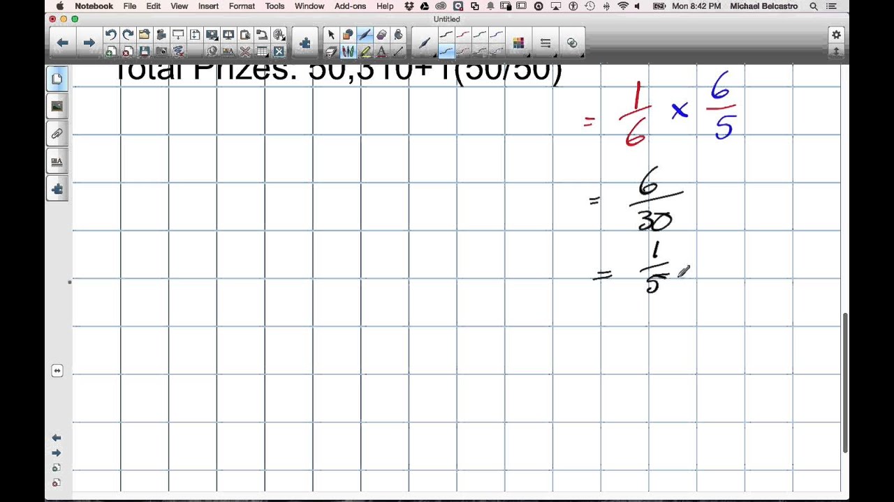 Odds with the Sick Kids 2015 Lotto Grade 12 Data Management Lesson 6 2 2 2 15
