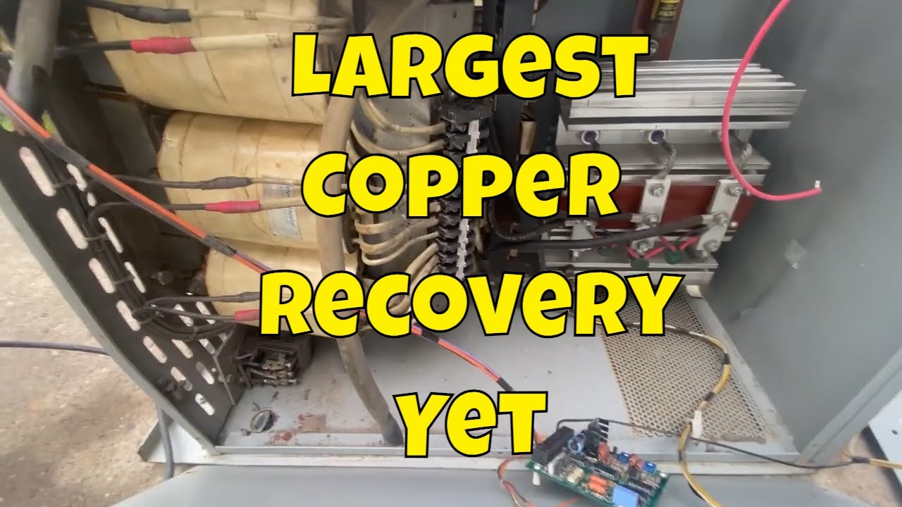 Mega Transformer, My Largest Single Copper Recovery Yet! @ThatsRightRecycling