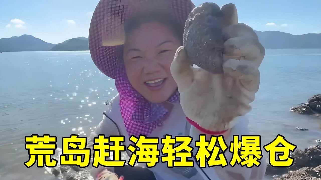 在資源豐富的無人島趕海！各種魚蝦蟹撿到手軟，輕鬆鬆又爆倉！【漁小仙】